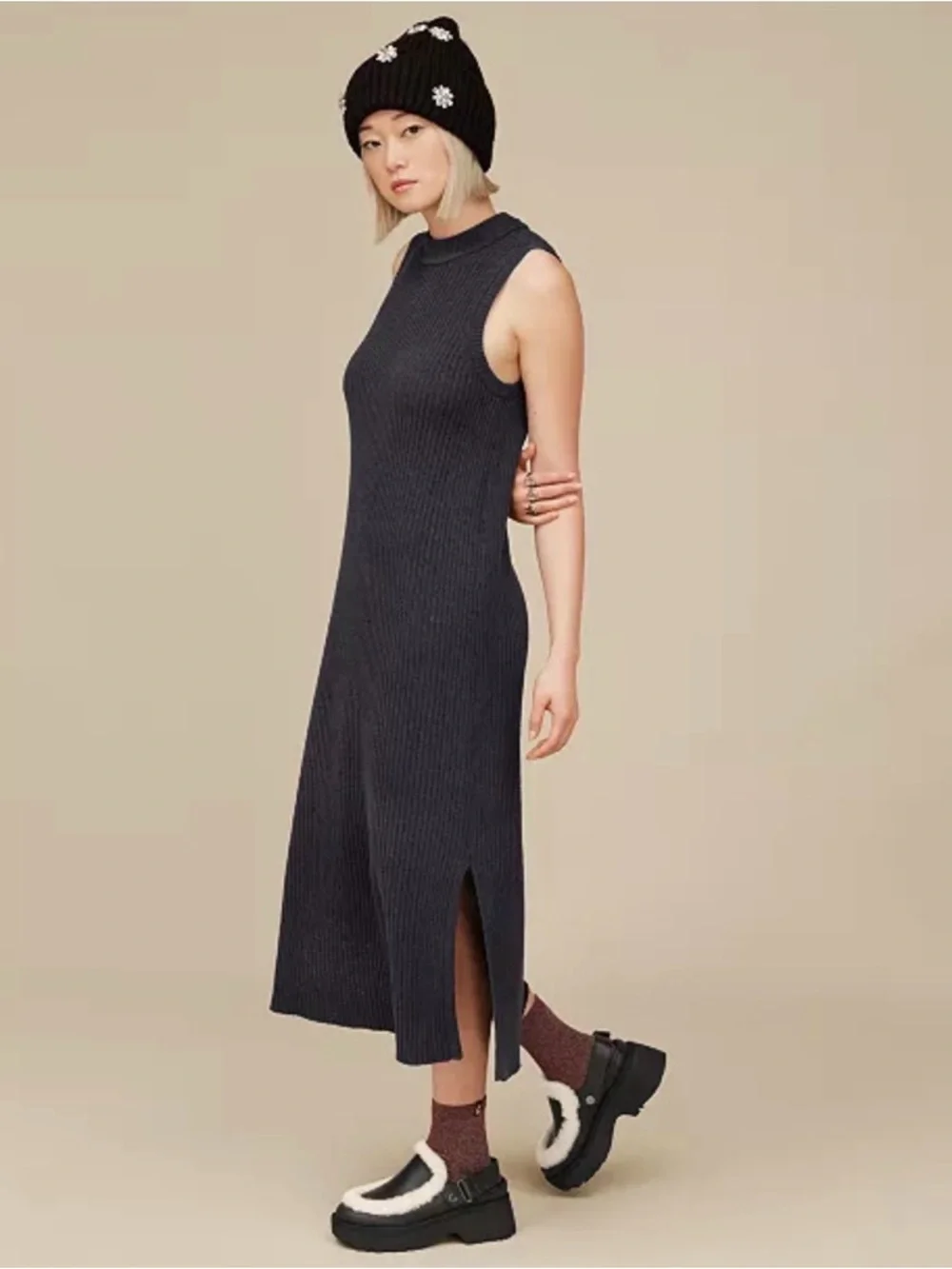 UGG Sleeveless Ribbed Sweater Dress - Picture 3 of 8